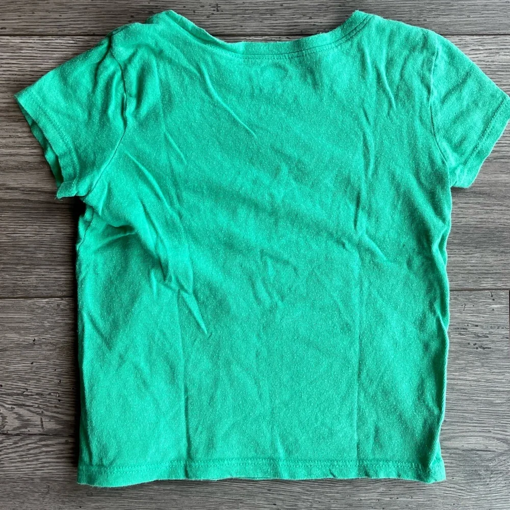 Old Navy Toddler Girl “Daddy’s Lucky Charm” Short Sleeve T-Shirt Scoop Neck 3T